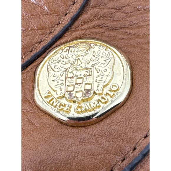 Vince Camuto Crossbody Butter Soft Brown Leather Nice! - Picture 2 of 12